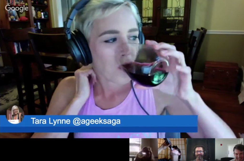 geek saga podcast episode 17 drinkin con v2.0 webcast