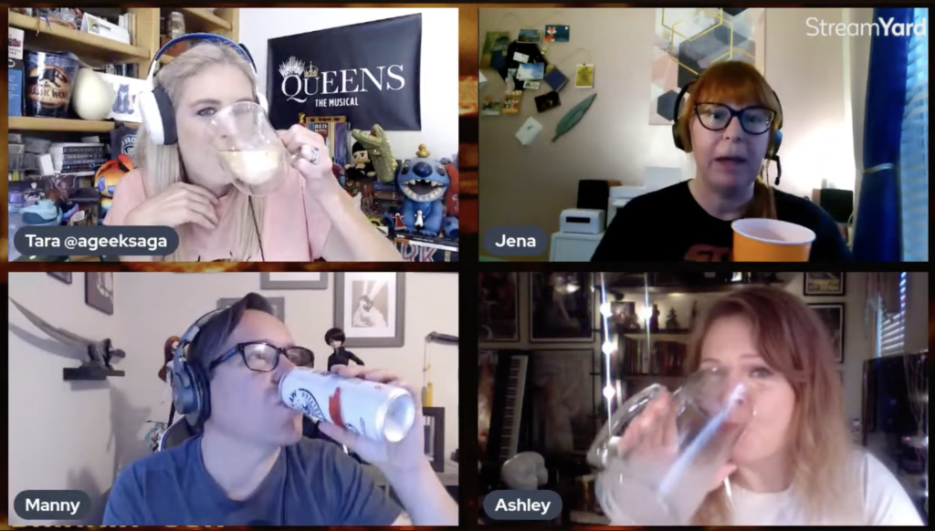 geek saga podcast drinkin con 2023 the hangover